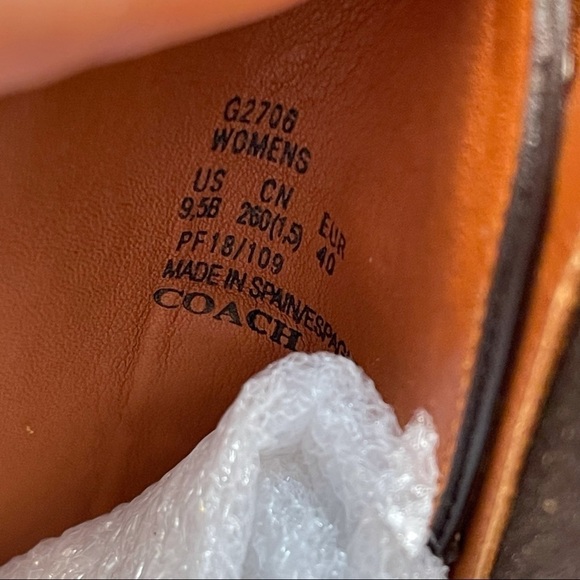 Coach Lace Up Signature Canvas & Snakeskin Boots - Picture 7 of 13